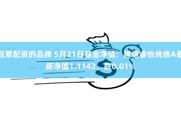 股票配资的品牌 5月21日基金净值：建信睿怡纯债A最新净值1.1142，跌0.01%