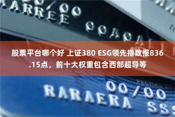 股票平台哪个好 上证380 ESG领先指数报836.15点，前十大权重包含西部超导等