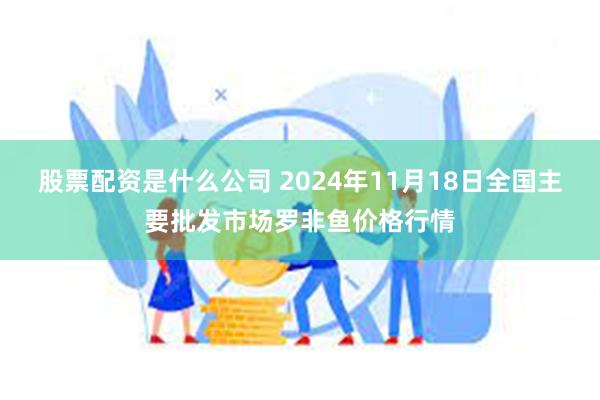 股票配资是什么公司 2024年11月18日全国主要批发市场罗非鱼价格行情